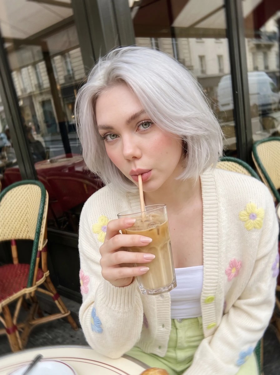 Candid Parisian Café Portrait output 4
