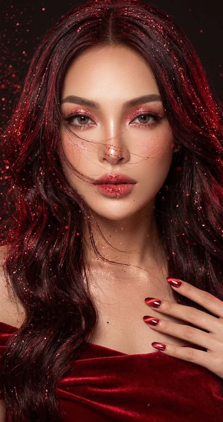 Golden Glitter Beauty Portrait output 7