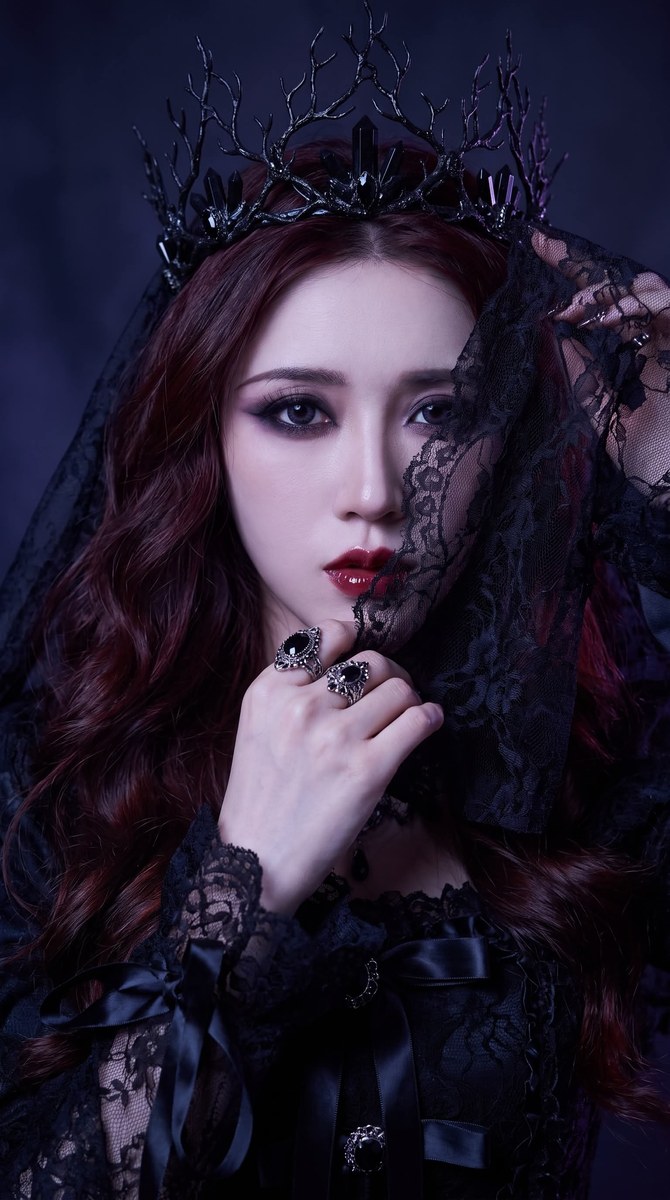 Photorealistic Gothic Queen Portrait