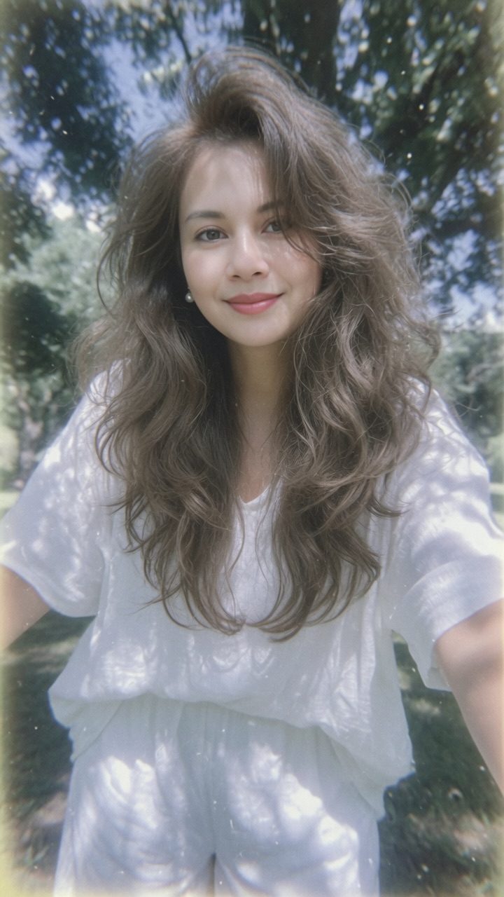 Dreamlike Candid Portrait Beneath a Maple Tree output 3
