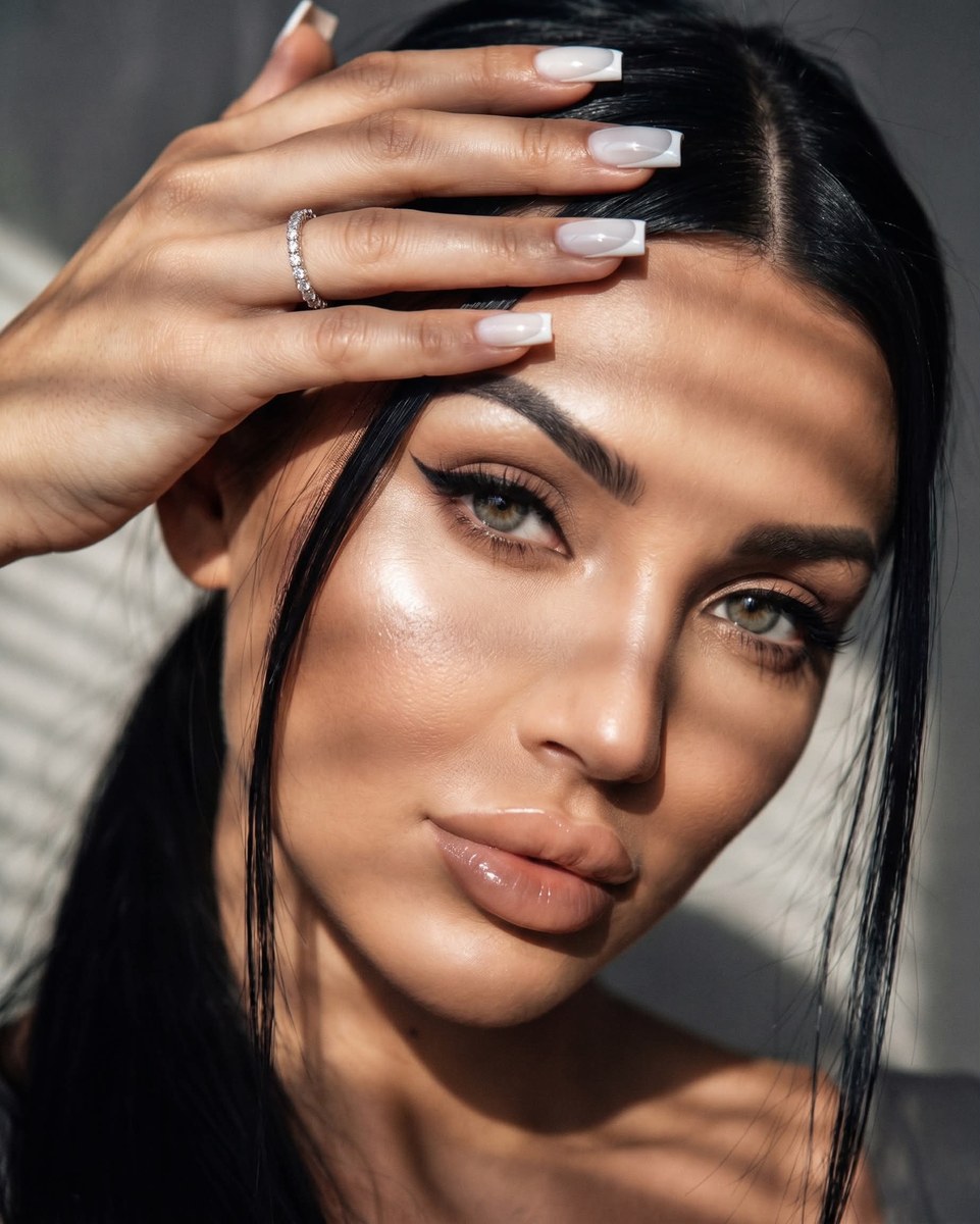 Cinematic Close-Up Portrait with Striped Light output 2