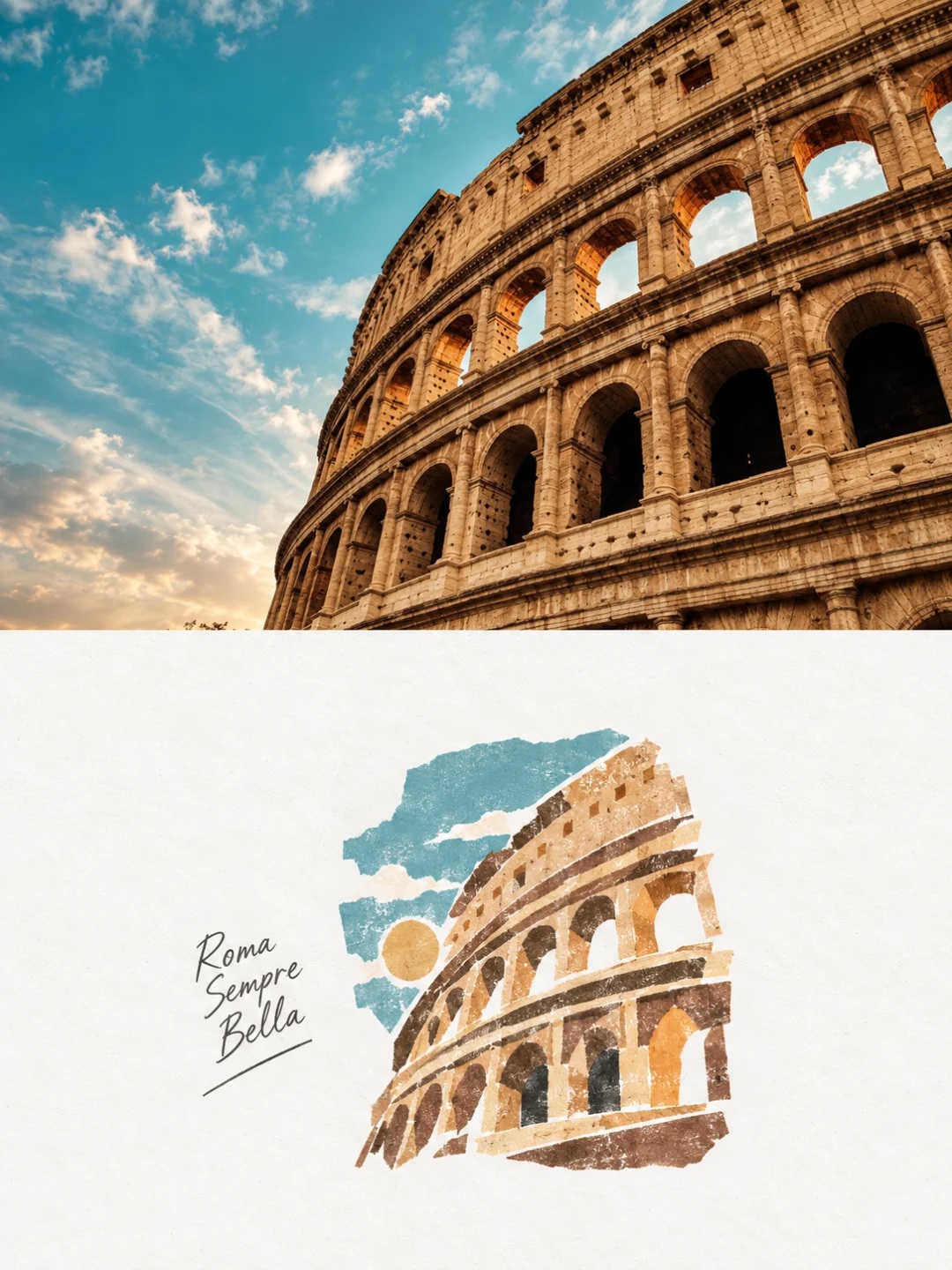 Photo and Cut-Paper Editorial Poster output 2