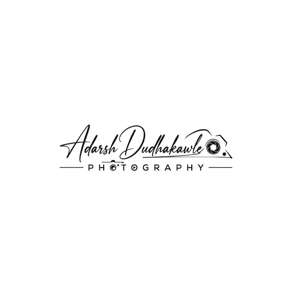 Black-and-White Photography Signature Logo