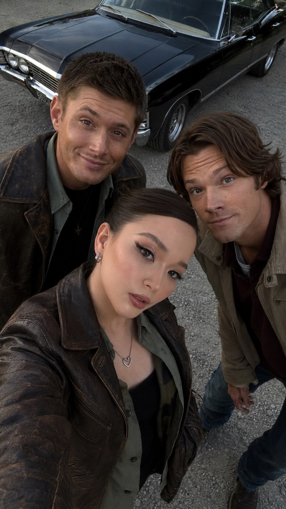 Realistic Supernatural Group Selfie output 1