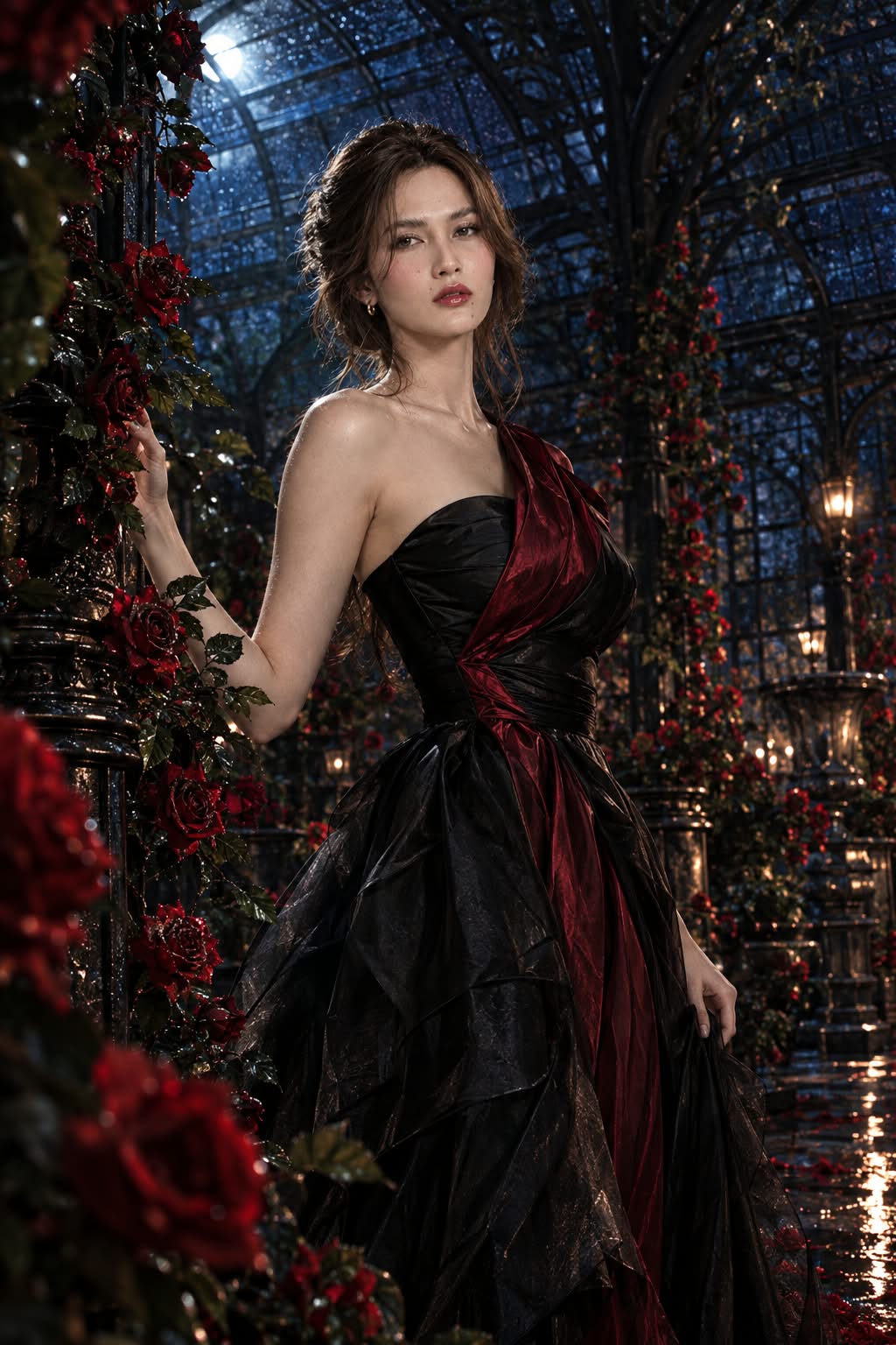 The Velvet Garden — Victorian Glasshouse Fashion Editorial output 1