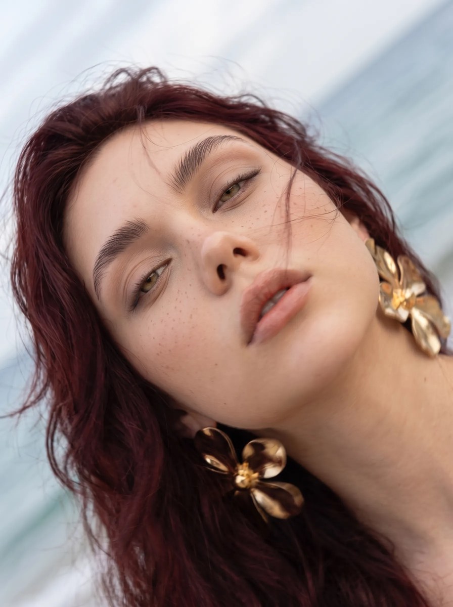 Coastal Luxury Beauty Editorial Portrait output 5