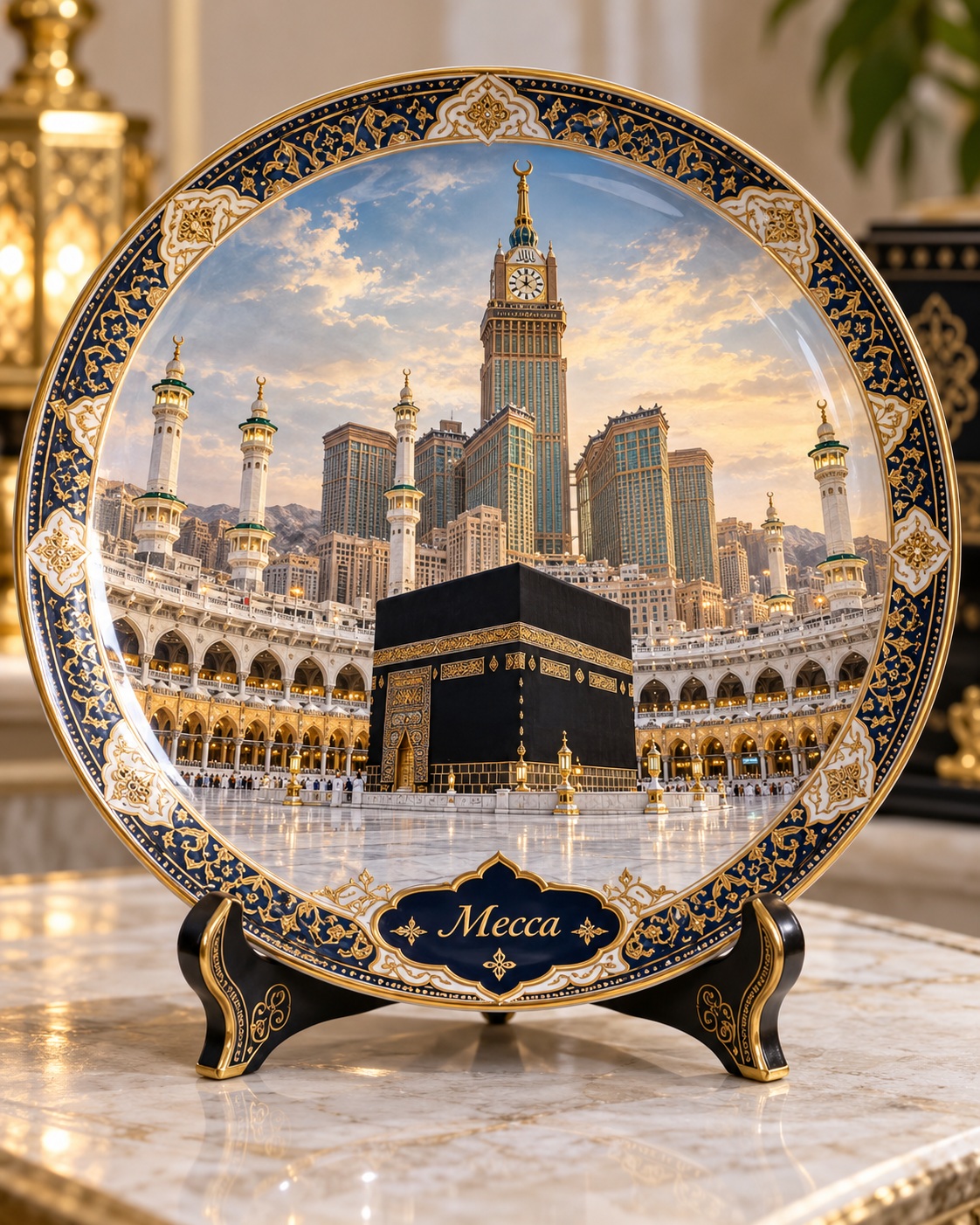 Hyper-Realistic City Souvenir Plate output 6