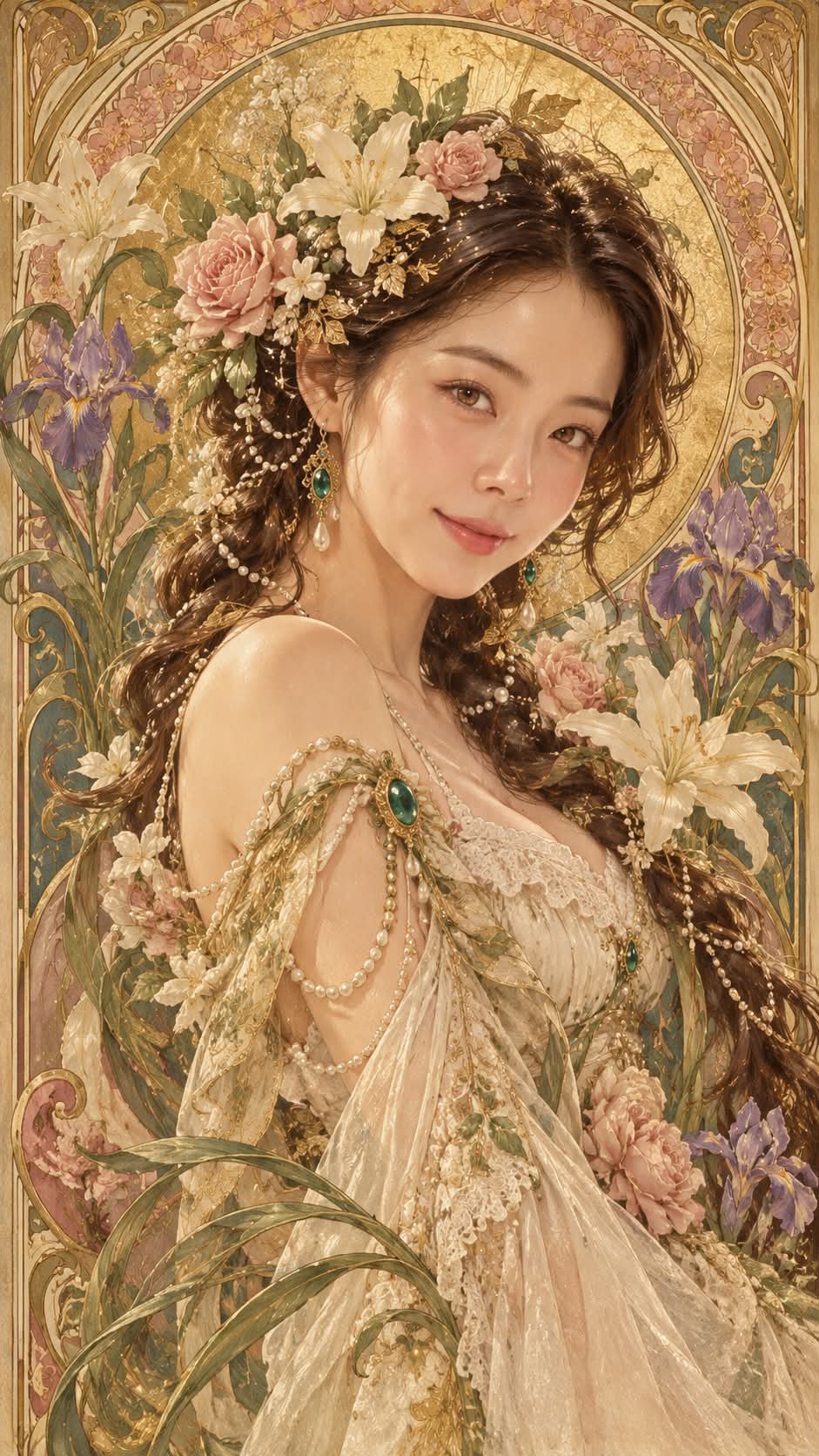 The Floral Goddess of Art Nouveau