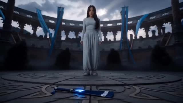 Blue-Energy Warrior Transformation in an Ancient Arena