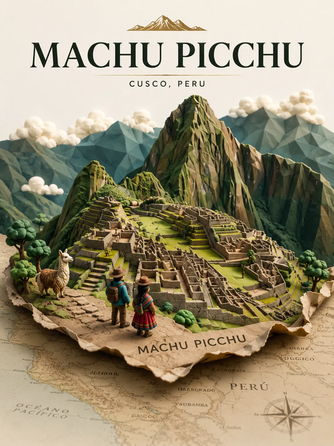 Handcrafted Miniature Travel Poster output 2