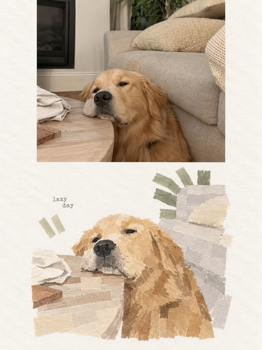 Photo to Washi-Tape Collage output 1