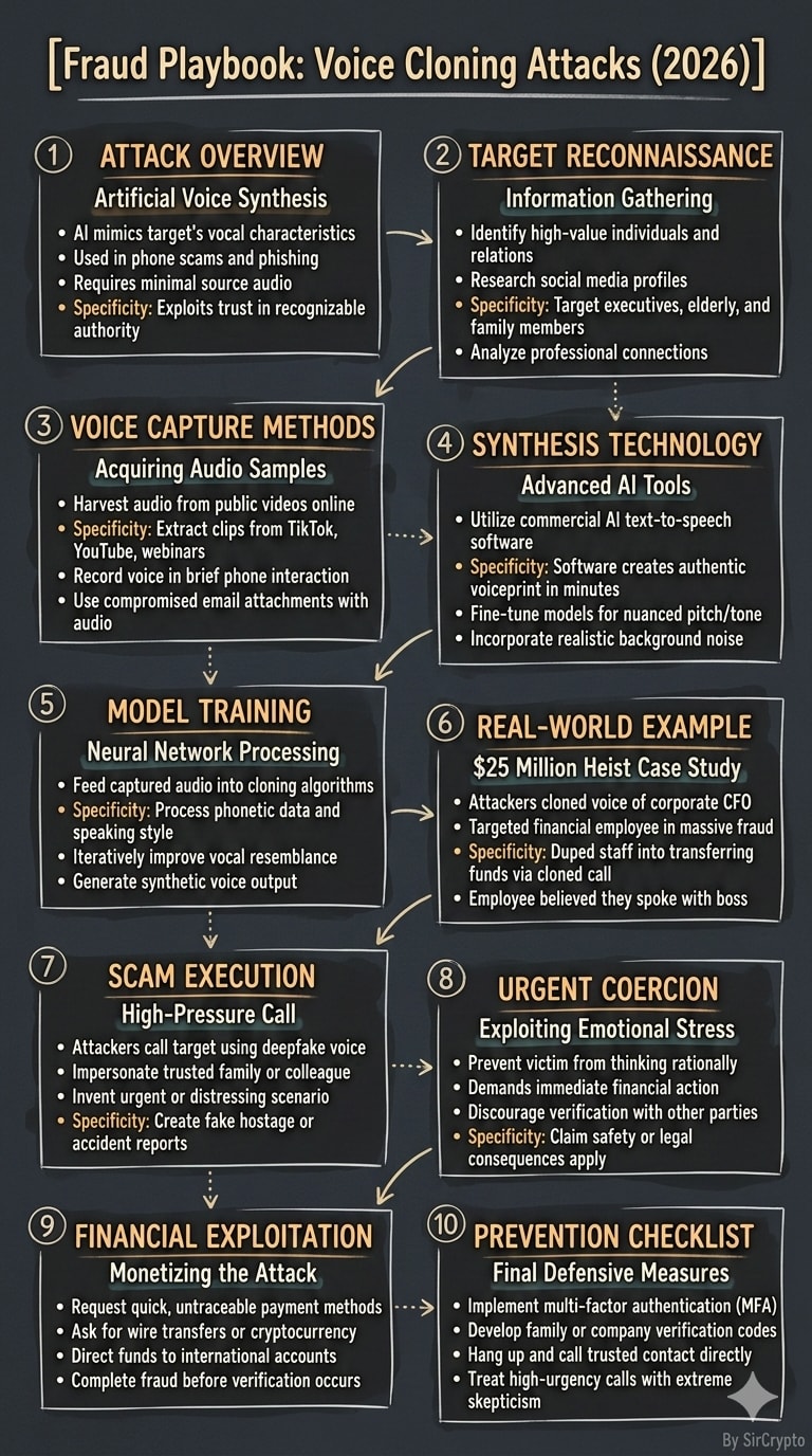 Voice Cloning Attacks Infographic