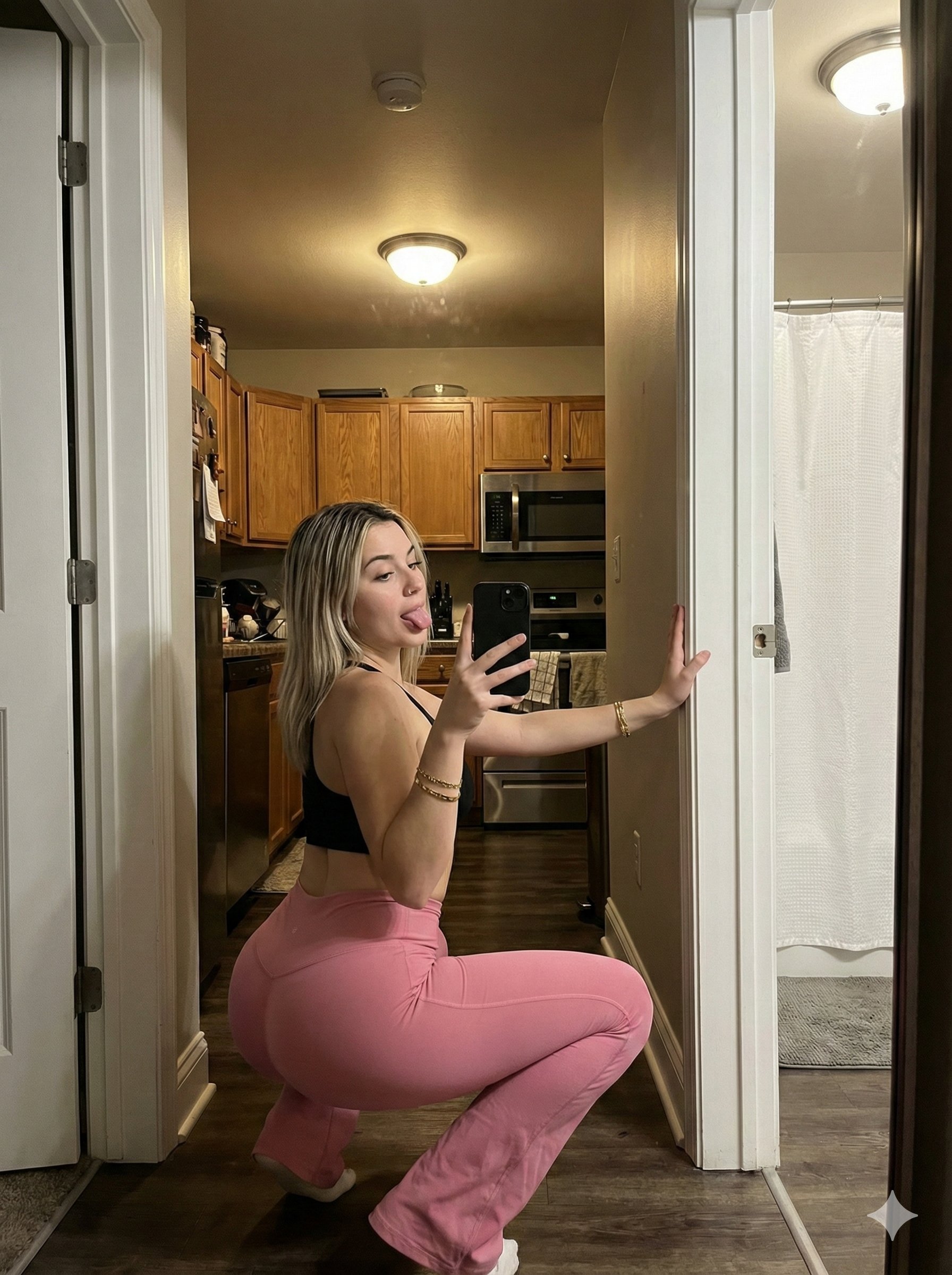 Generate a Photorealistic Apartment Mirror Selfie with Pose and Depth Controls