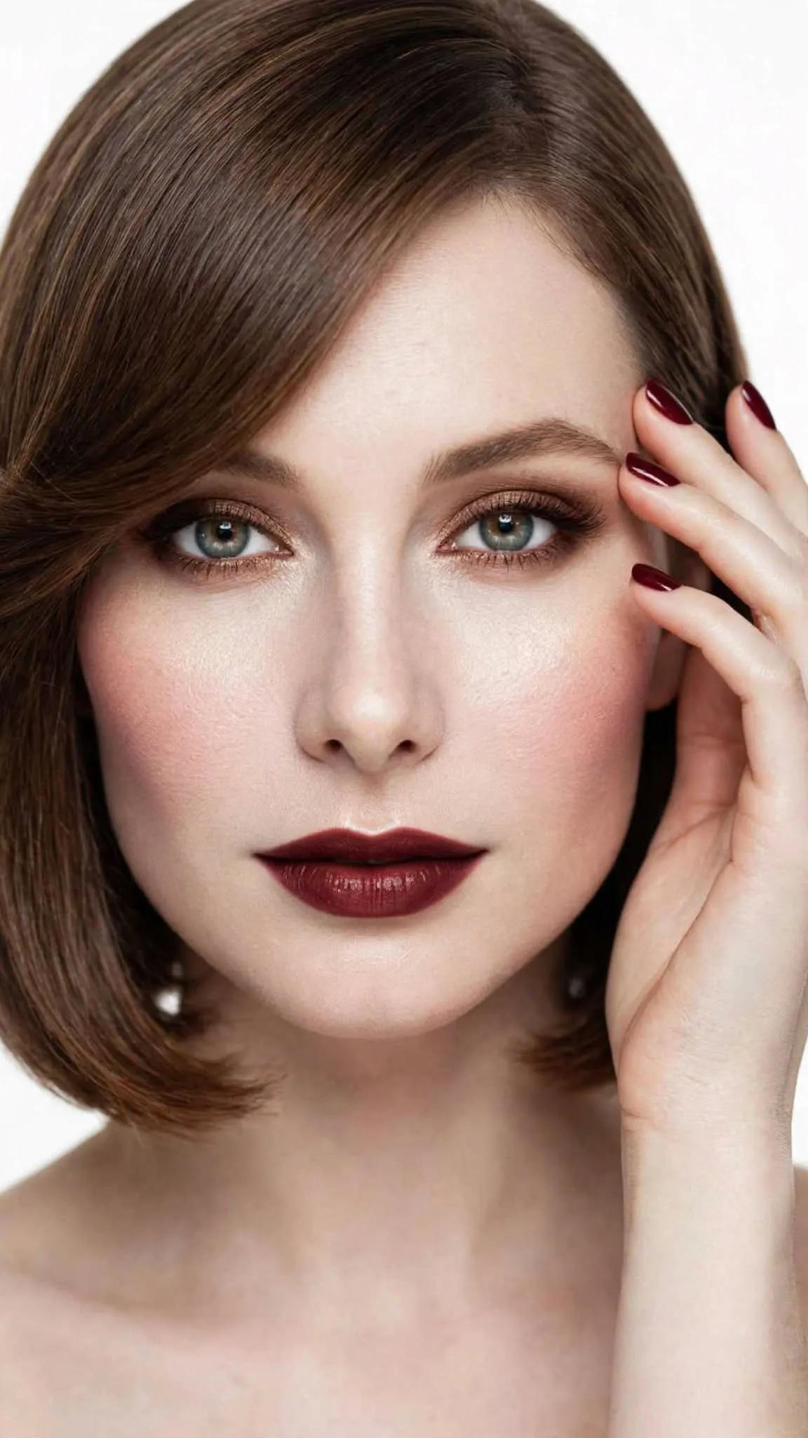 High-Key Close-Up Beauty Portrait output 1