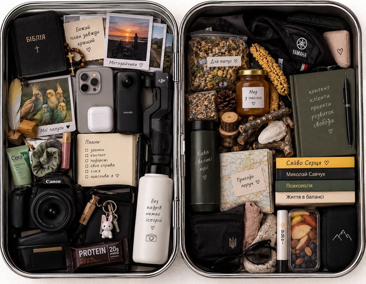 Fill a Two-Compartment Box with Personal Objects output 2