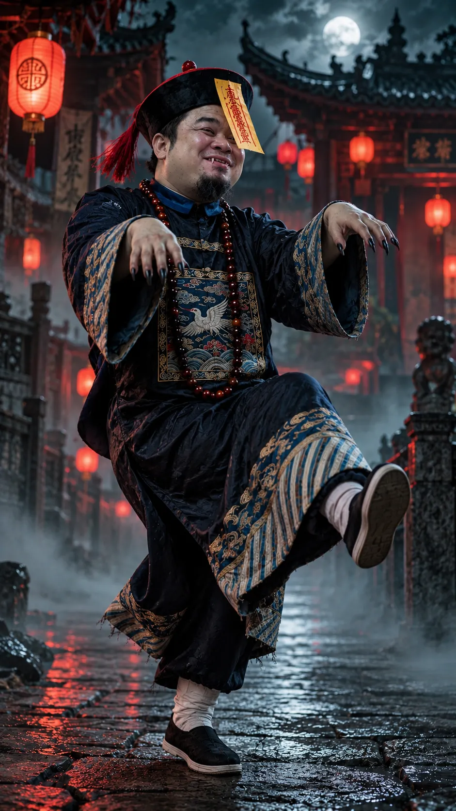 Transform a Person into a Jiangshi output 2