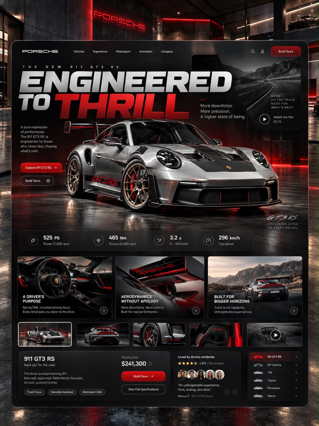 Six-Brand Premium Landing Page Concepts output 3