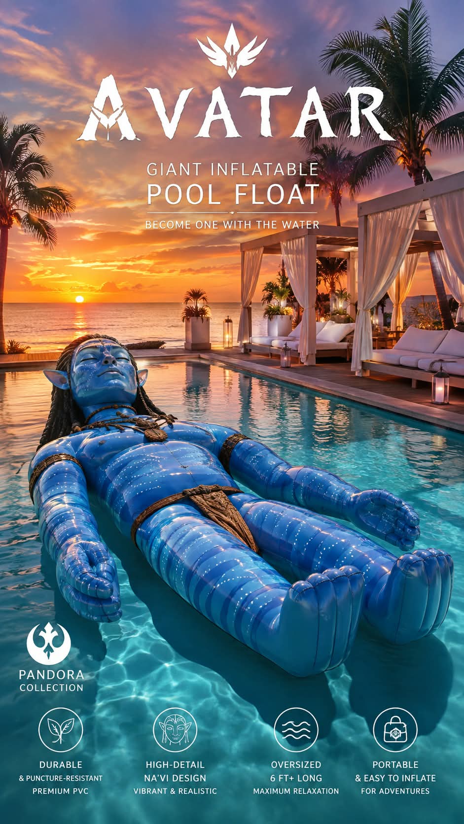 Giant Celebrity-Inspired Inflatable Pool Float output 6