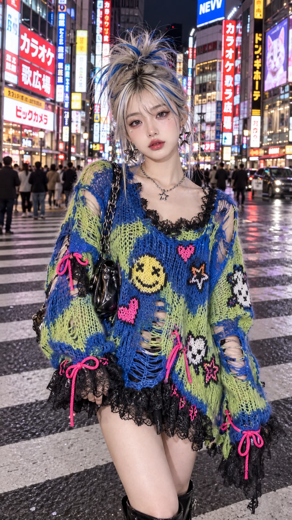 Neon Shinjuku Y2K Fashion Editorial