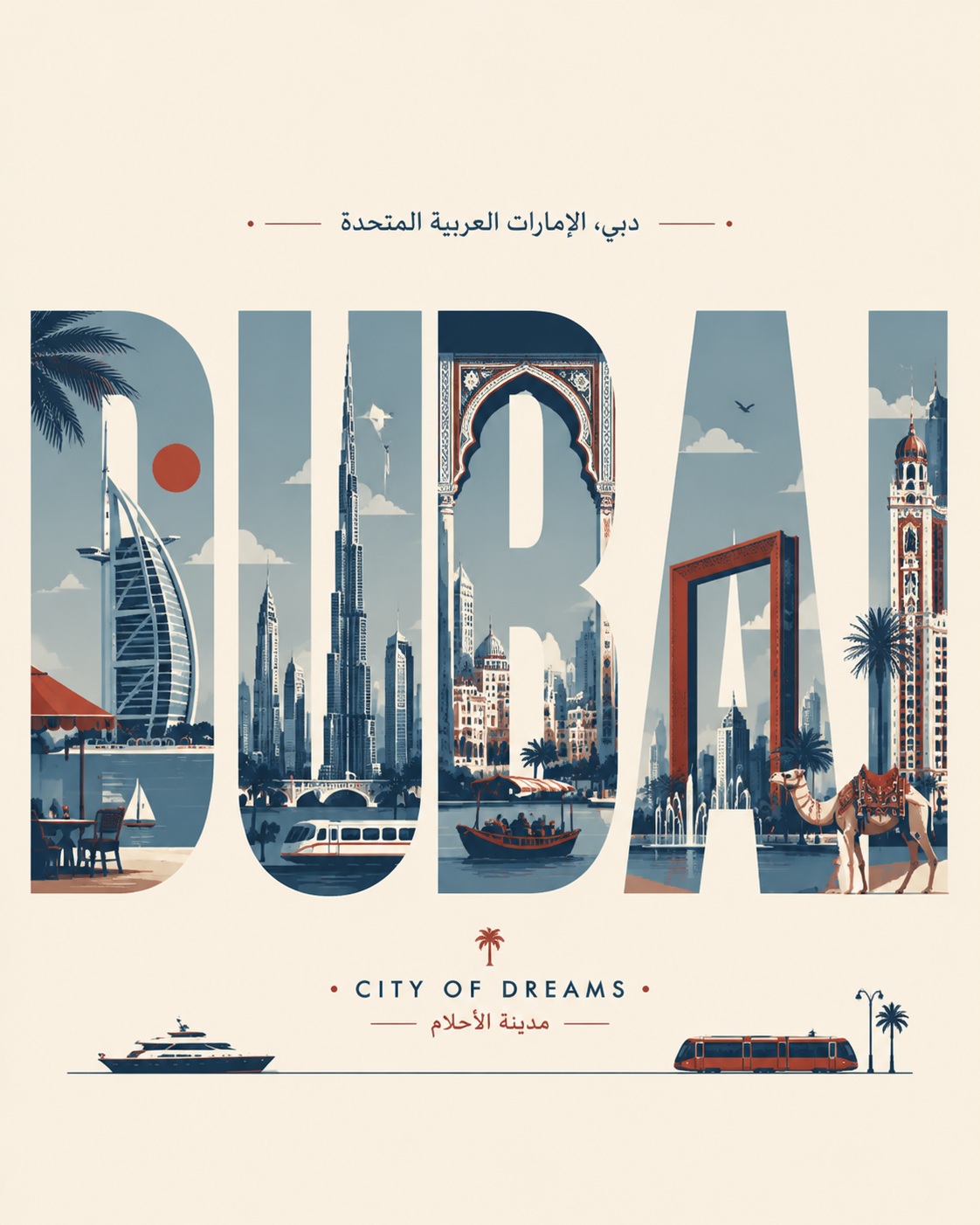 Typographic Travel Poster output 3