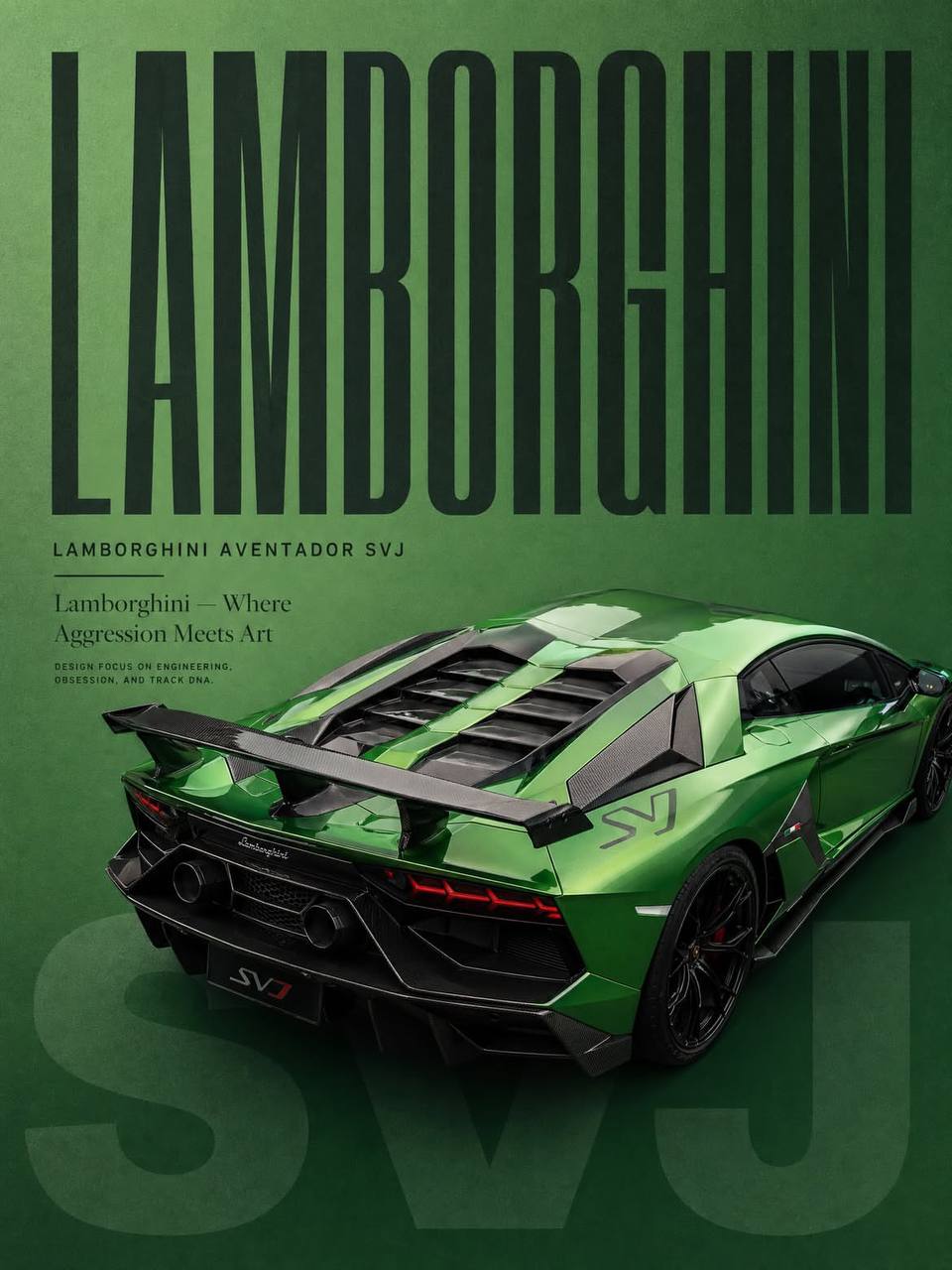 Stylish car poster in GPT Image 2 output 2