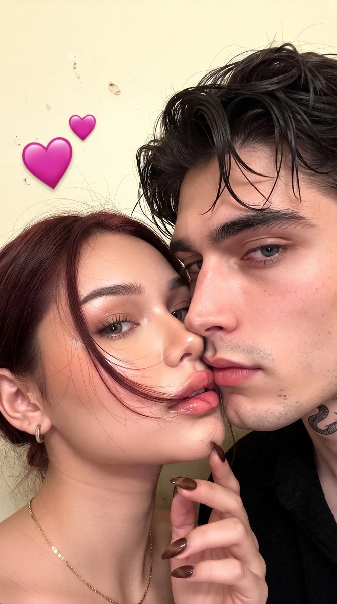 Candid Close-Up Couple Selfie output 12