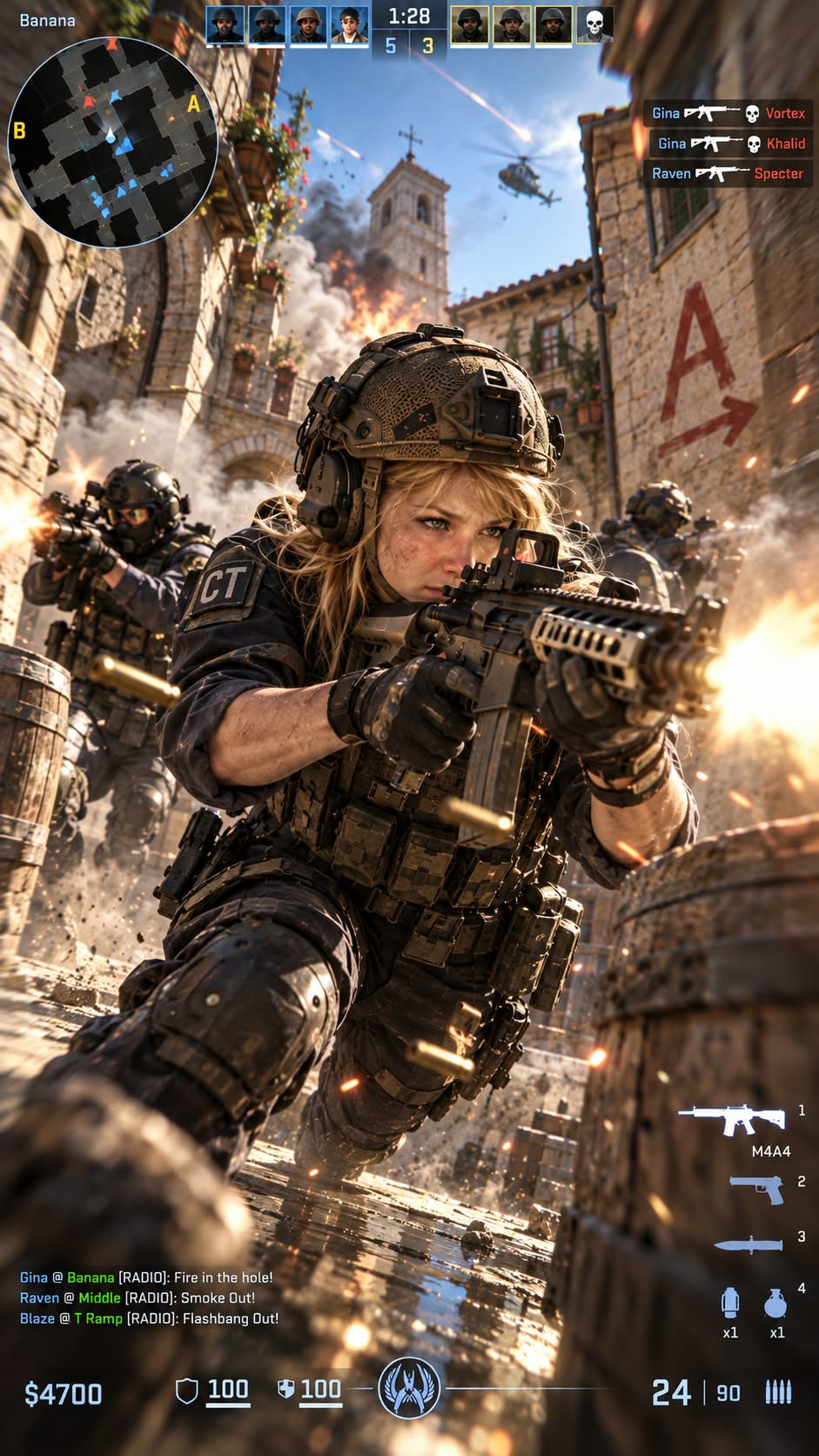 Counter-Strike Cinematic Combat Portrait output 2