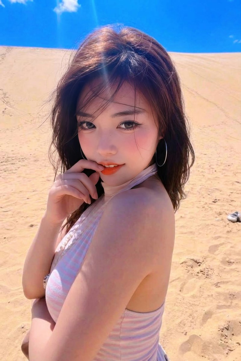 Queen of the Endless Dunes — Editorial Desert Portrait