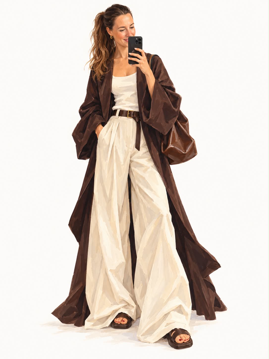 Sculptural Gouache Fashion Editorial output 4