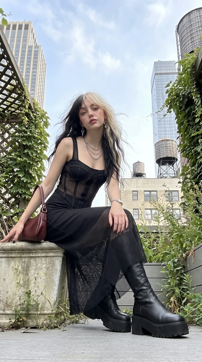Rooftop Garden Worm’s-Eye Fashion Photo output 1