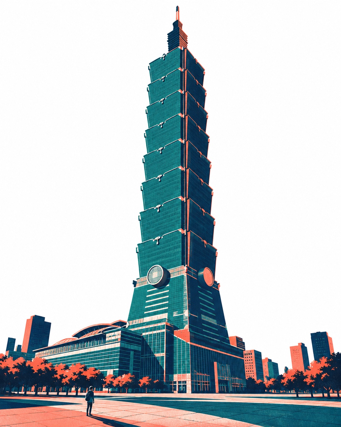 Architectural Silkscreen Print