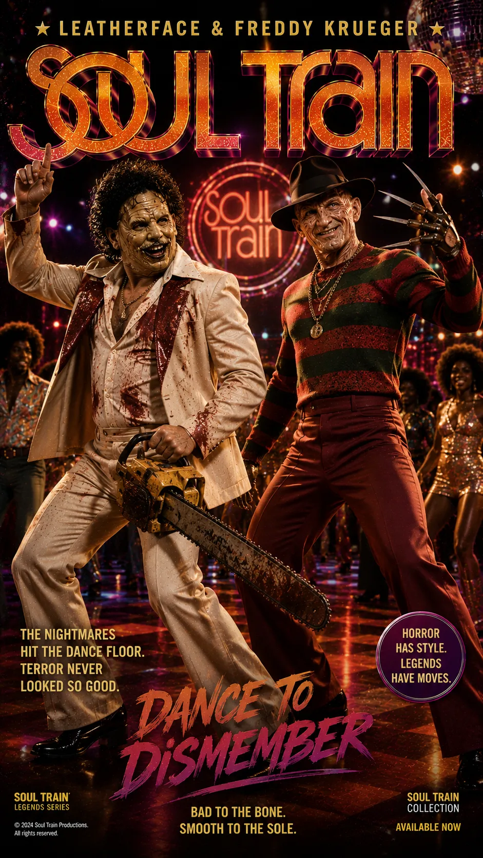 Soul Train Disco 3D Editorial Poster output 10