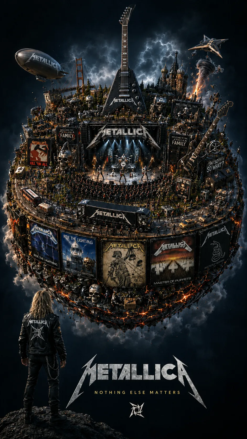 Spherical Planet Diorama of a Pop-Culture Icon output 3