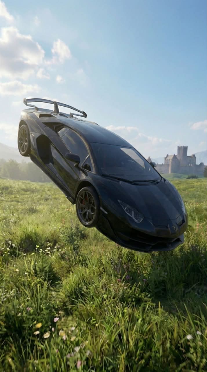 Medieval Knight Meets a Falling Car: Image-to-Video Workflow