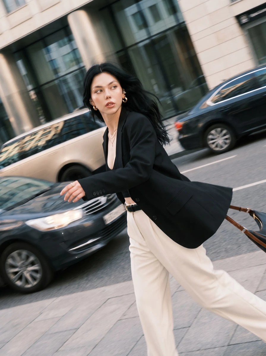 Luxury Street-Style Fashion Portrait output 7
