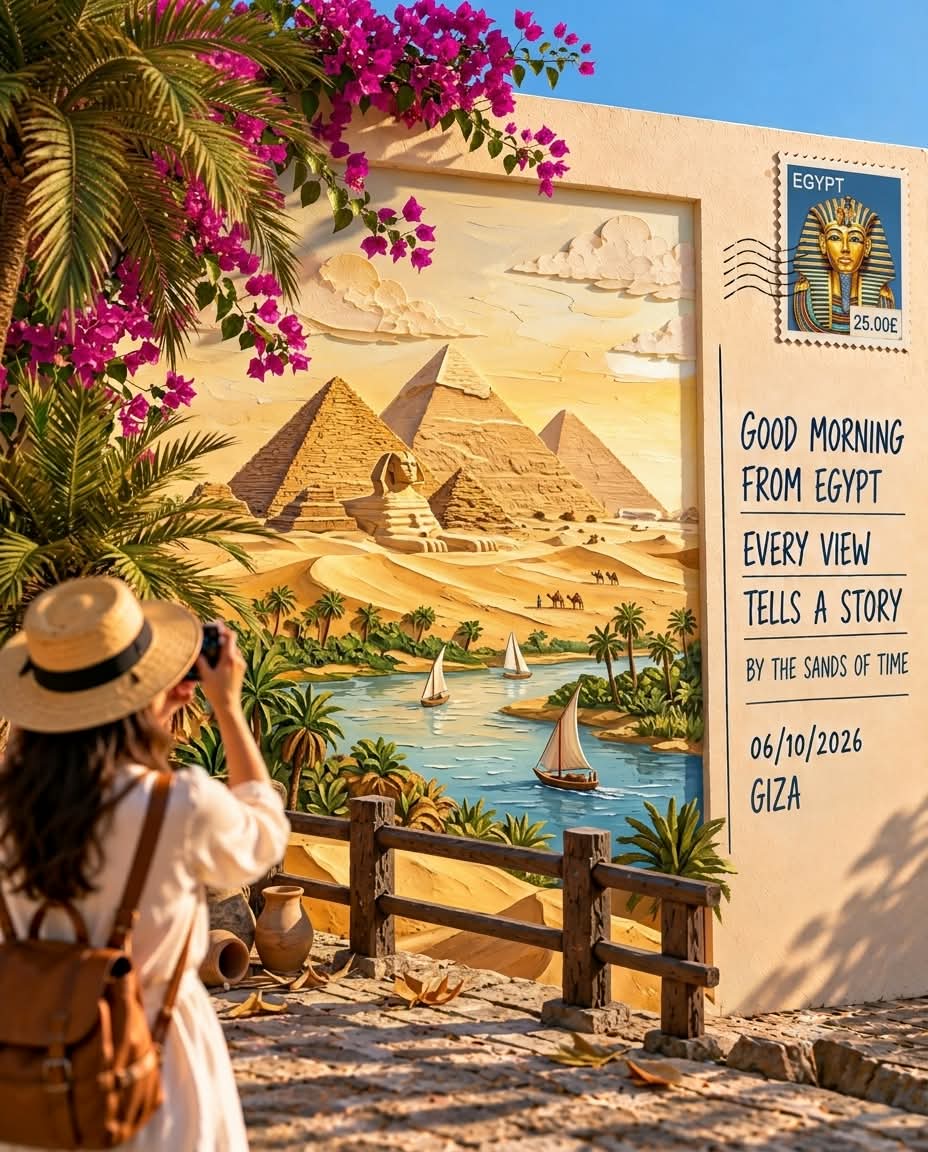 Handcrafted Papercraft Travel Postcard output 2