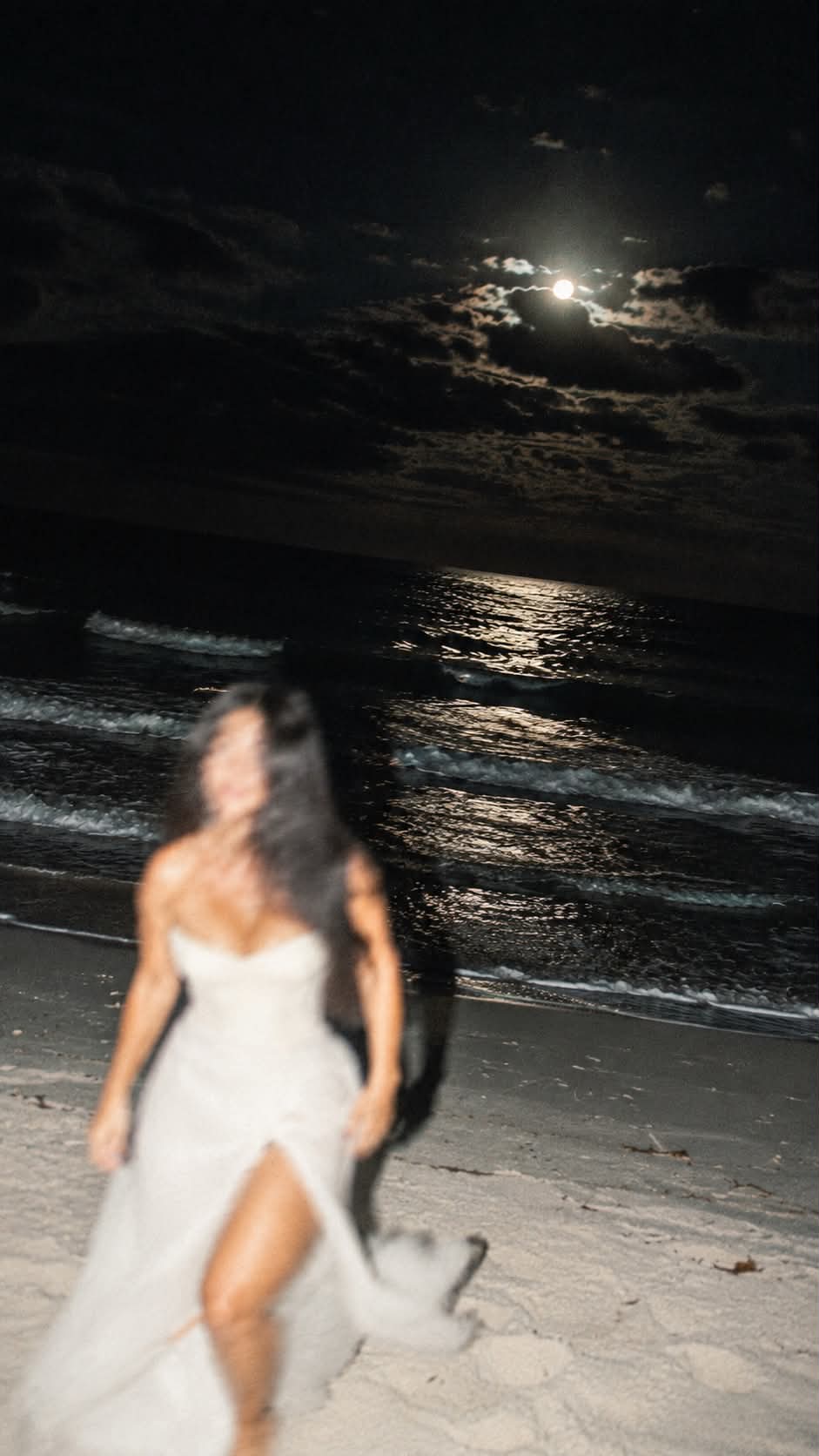 Dreamlike Moonlit Beach Snapshot