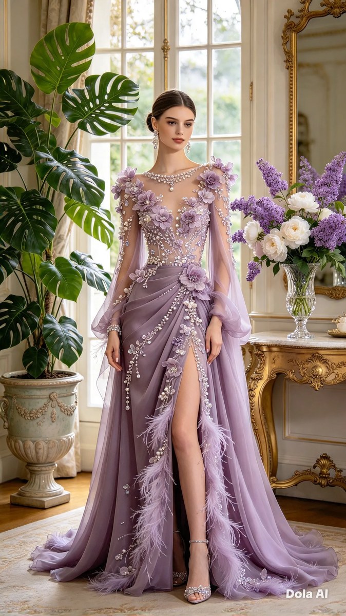 Opulent Haute Couture Portrait