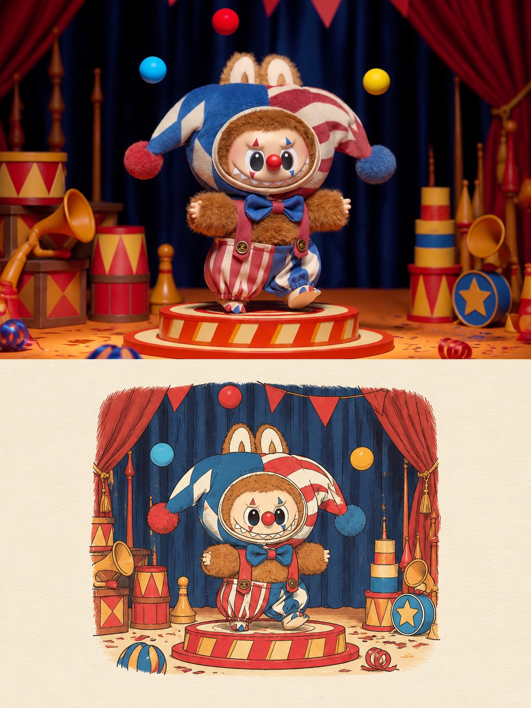 Photo and European Clean-Line Comic Split output 4