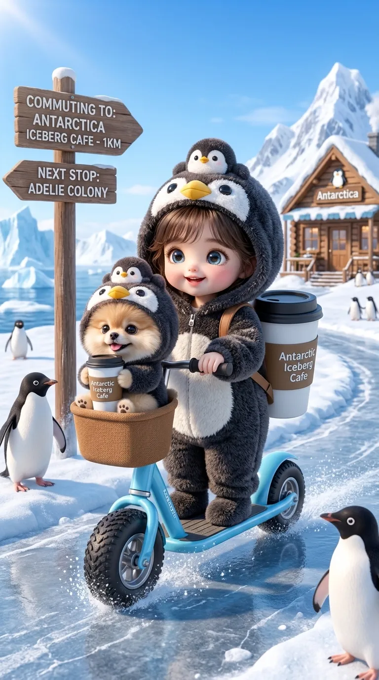 Chibi Commuter’s Antarctic Café Adventure output 4