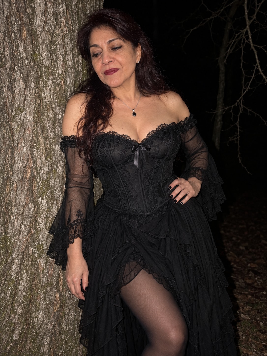 Gothic Glamour Night Portrait output 2