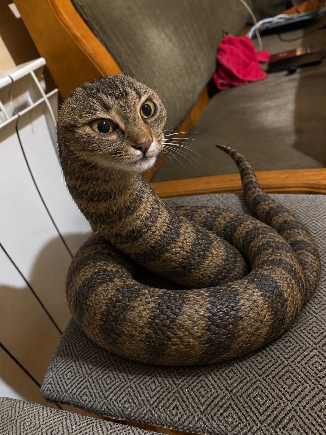 Transform a Hand into a Coiled Snake output 2