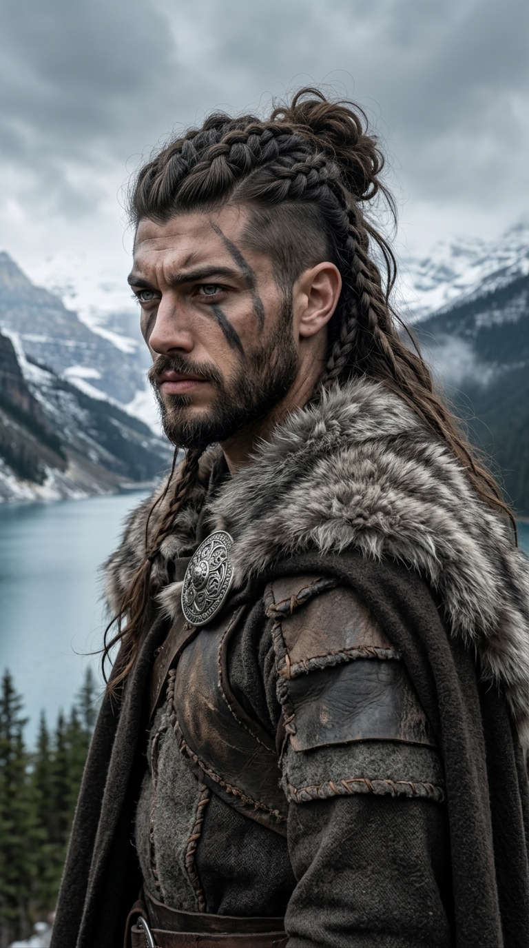The Northern Warrior: Nordic Viking Editorial Portrait output 2