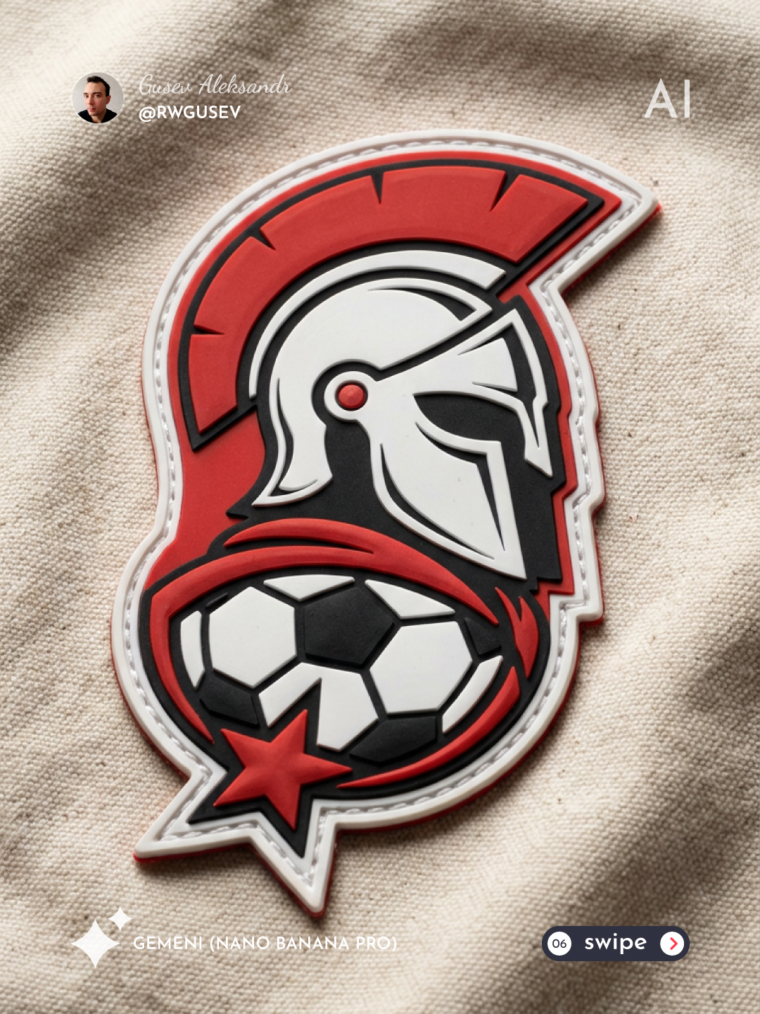 Hyper-Realistic 3D PVC Patch Product Photo output 5