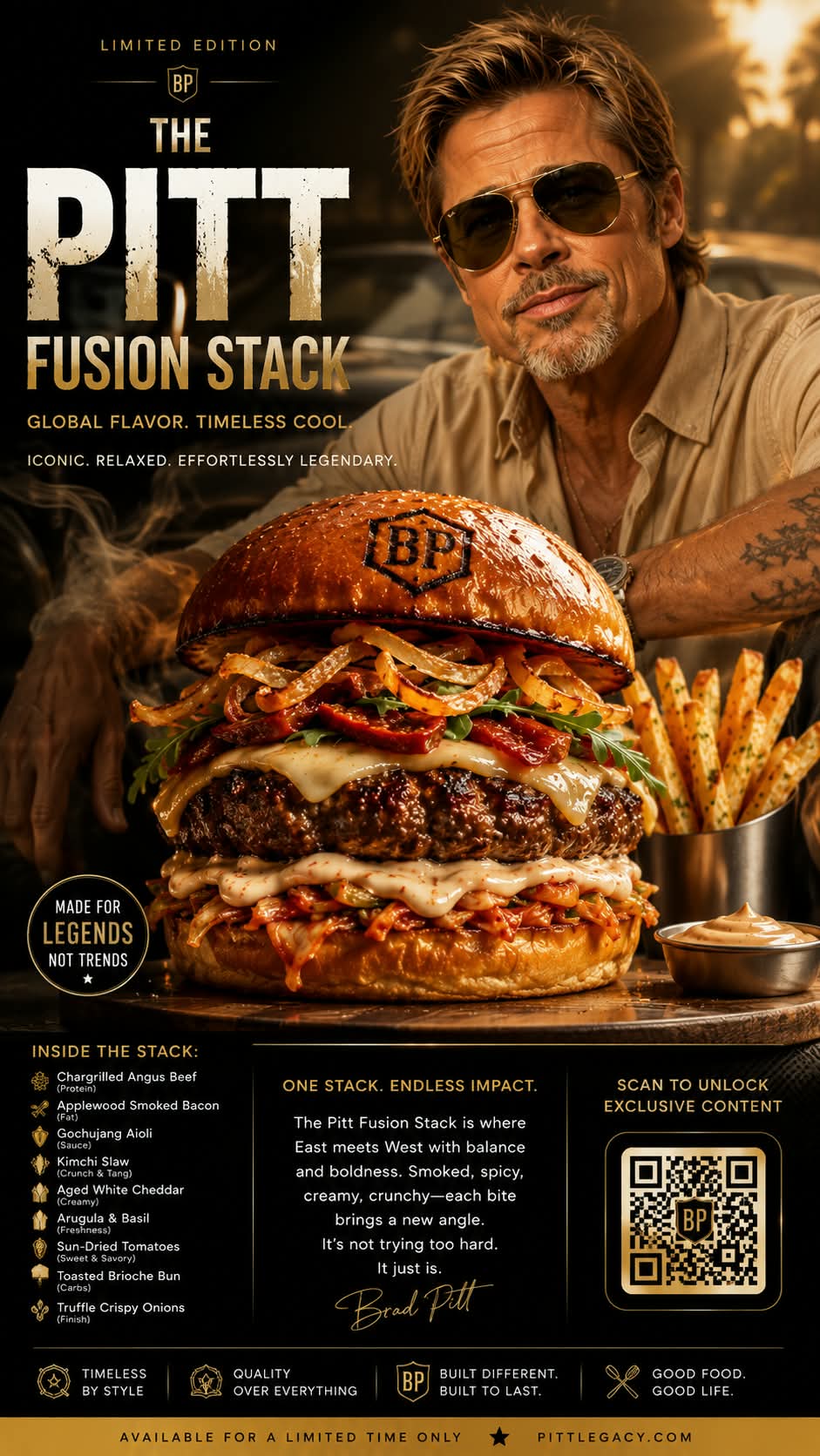 Create a Signature Fast-Food Dish and 3D Ad output 2