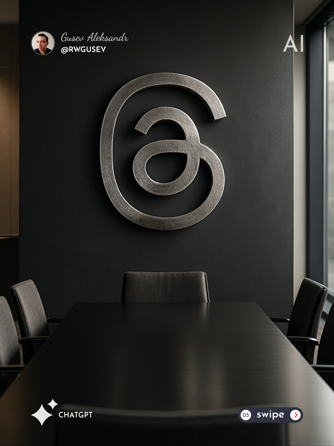 Premium Logo in an Executive Meeting Room output 4
