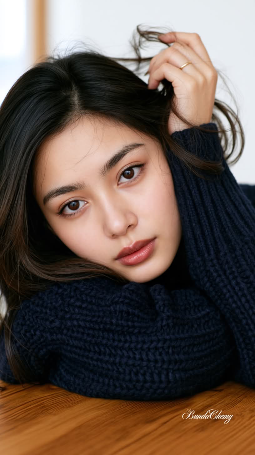 Intimate Editorial Beauty Portrait