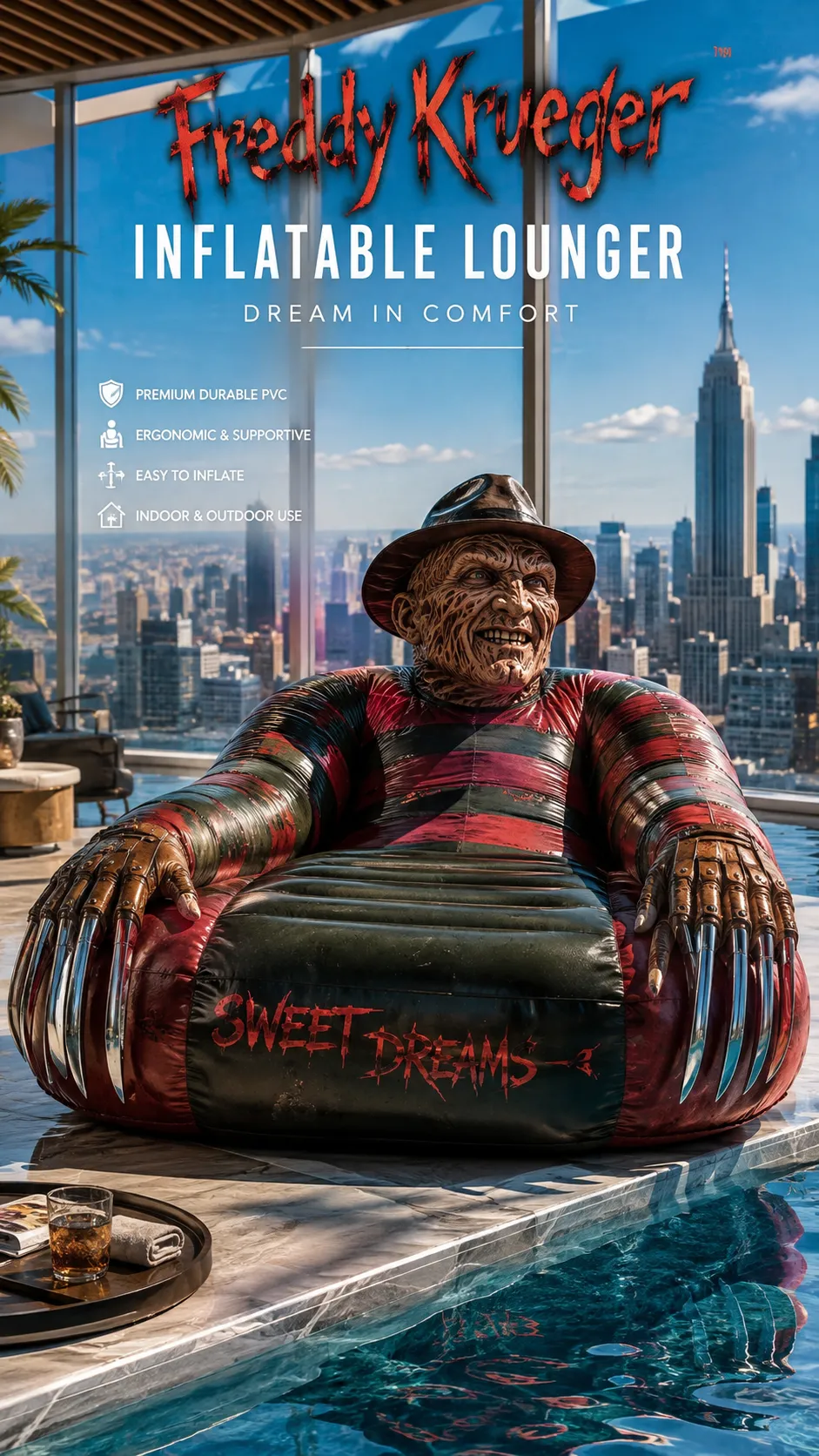Custom Inflatable Chair Product Advertisement output 1