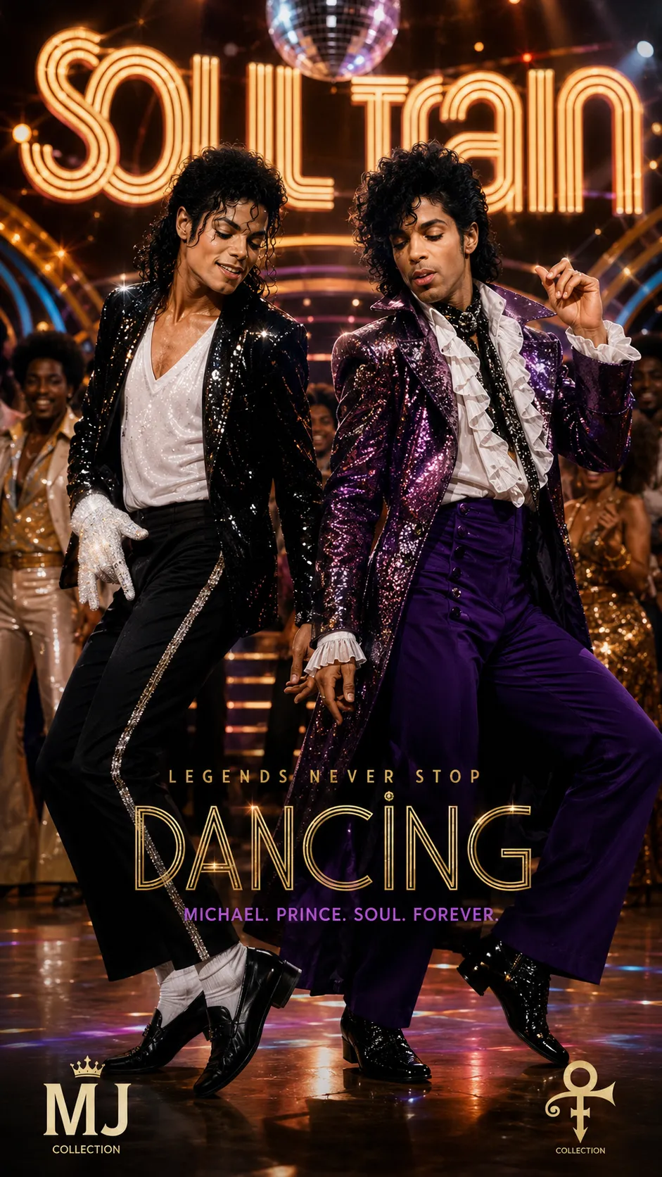 Soul Train Disco 3D Poster output 3