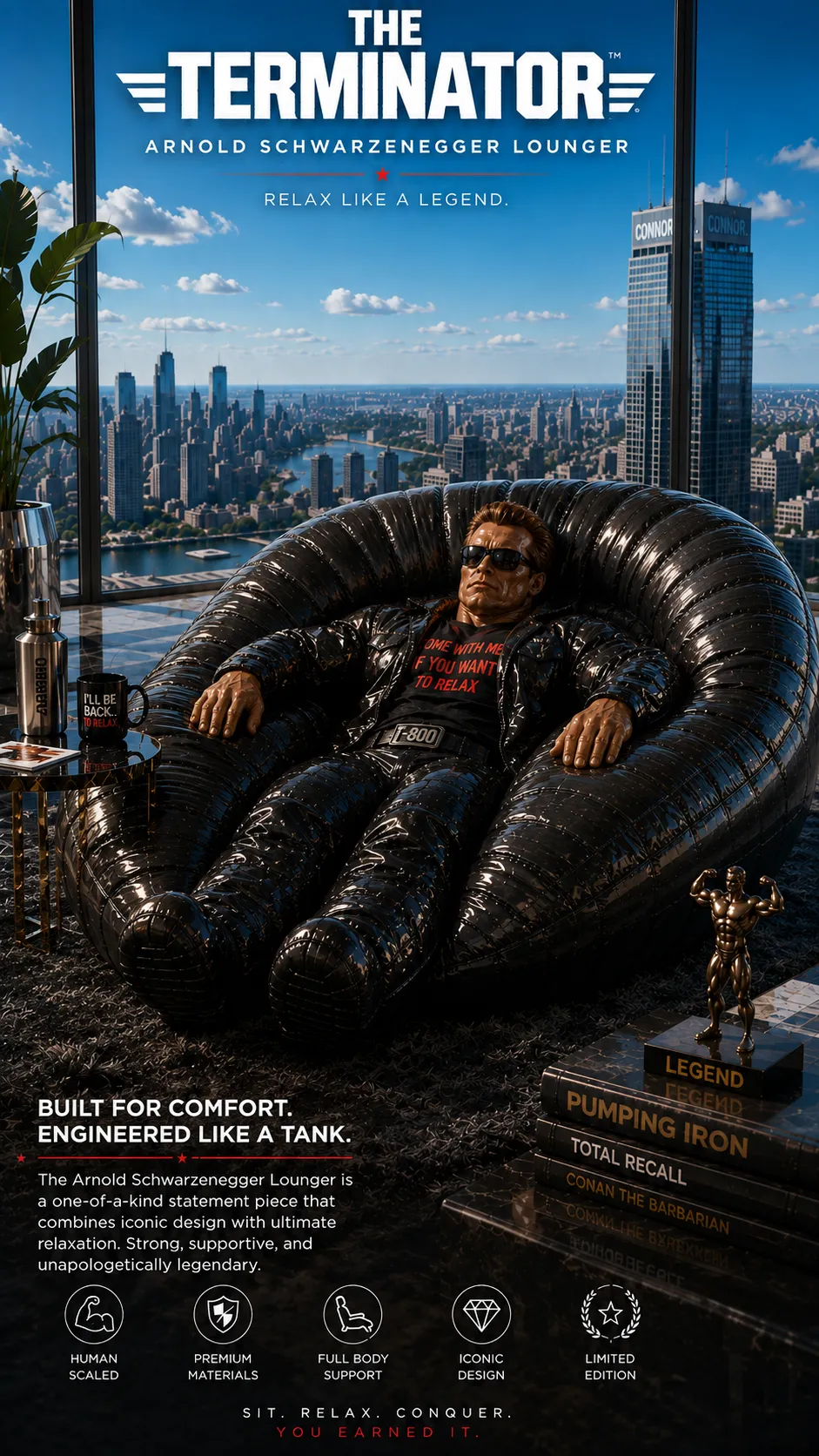 Custom Inflatable Chair Product Advertisement output 3
